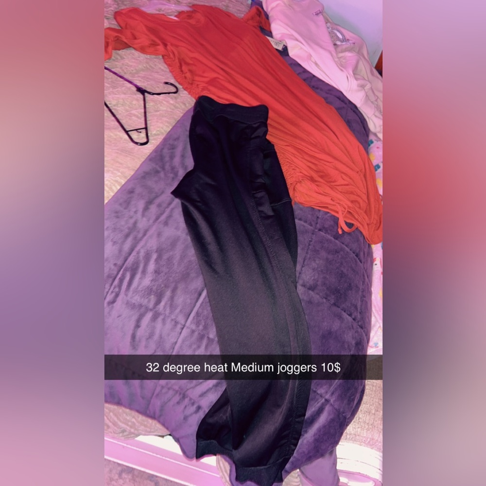 32 Degrees Black Joggers